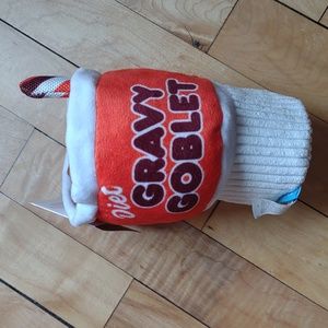 NWT Bark Gravy Goblet Thanksgiving Dog Toy for Medium to Large dogs